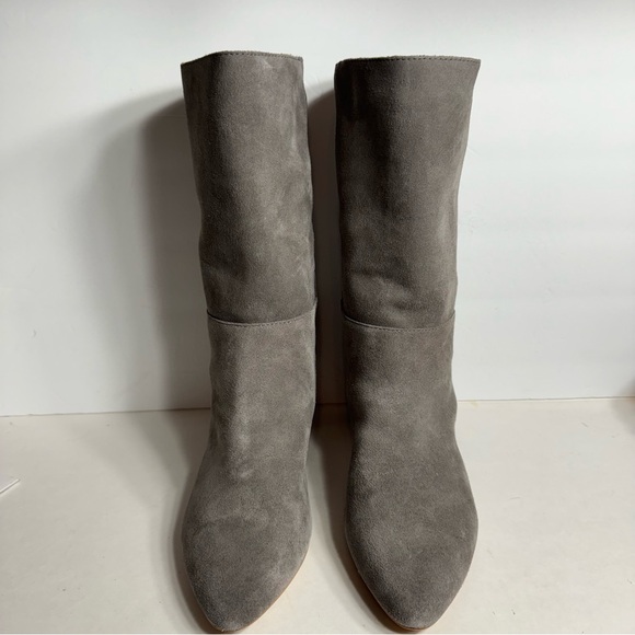 EUC. Lucky BRAND Women's Zaahira Mid Calf Boots. Size 11. Gray boots, no box - Picture 2 of 13